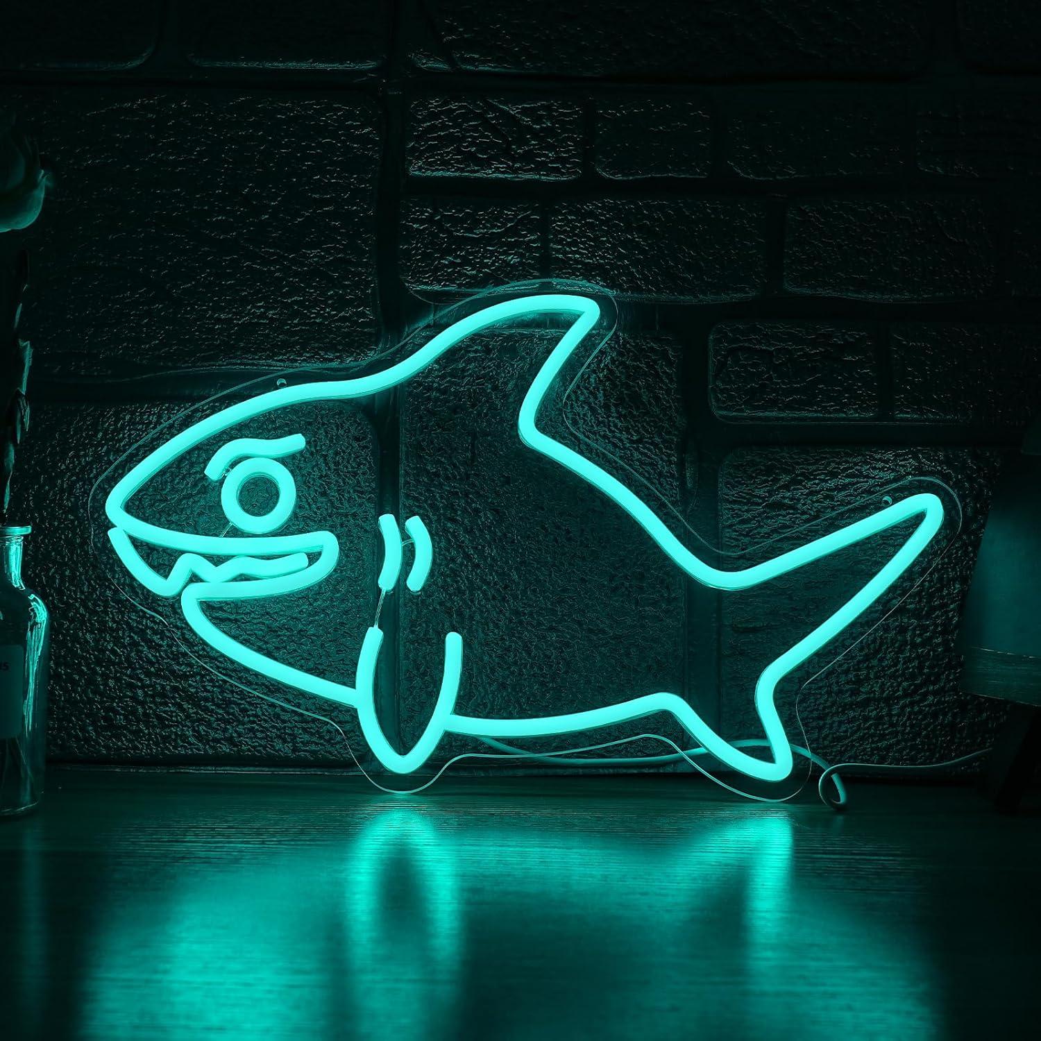 Marine Zoo - Haai Neonlicht USB Dimbaar LED Licht