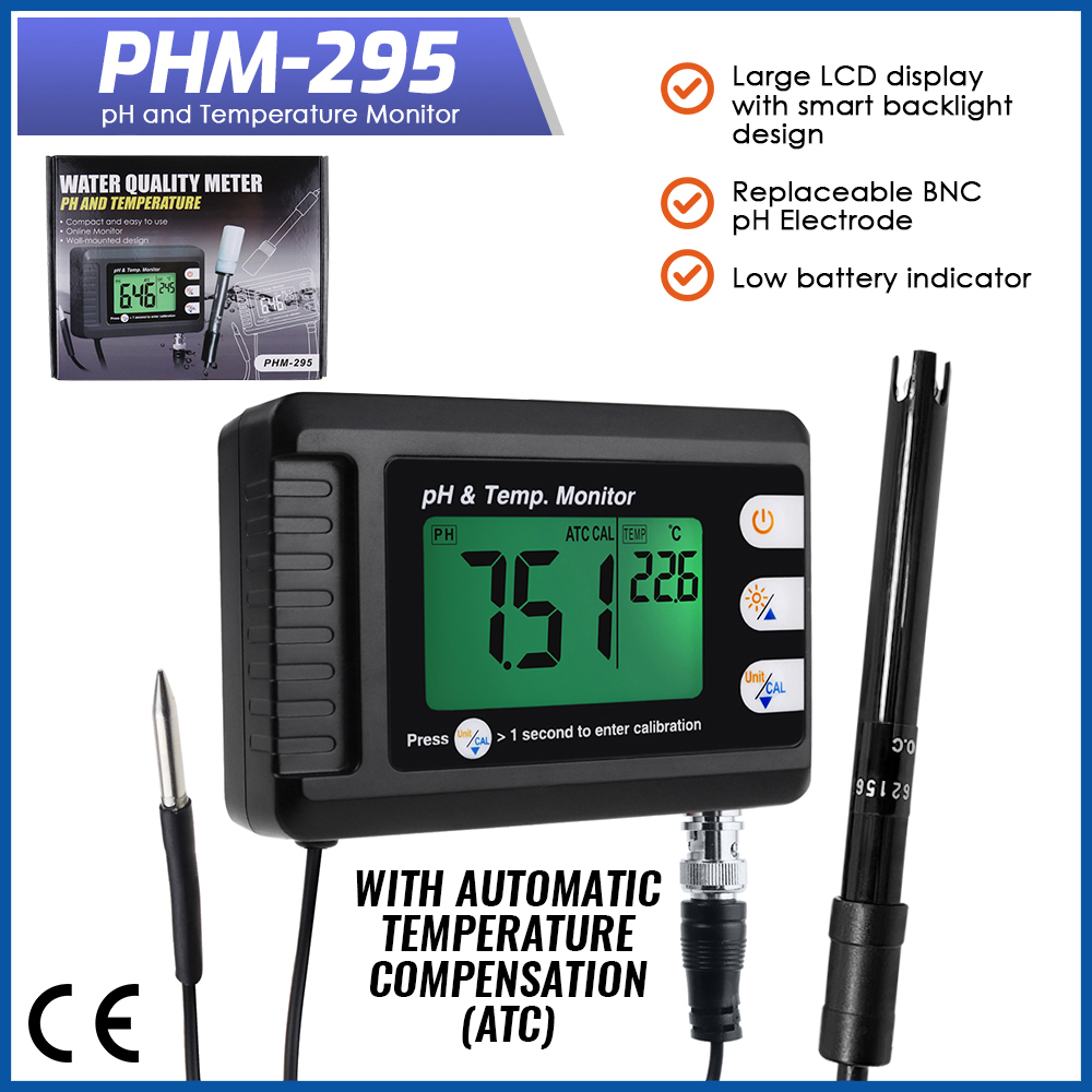 Marine Aquarium Test Kit - Professionele nauwkeurige PH-meter voor aquariums, multi-parameter
