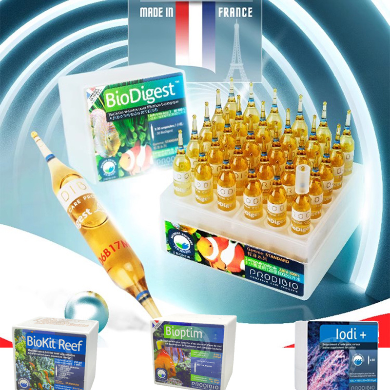 Marine Aquarium Water Testing - Aquariums Prodibio Biodigest Biovert Bioptim Rif