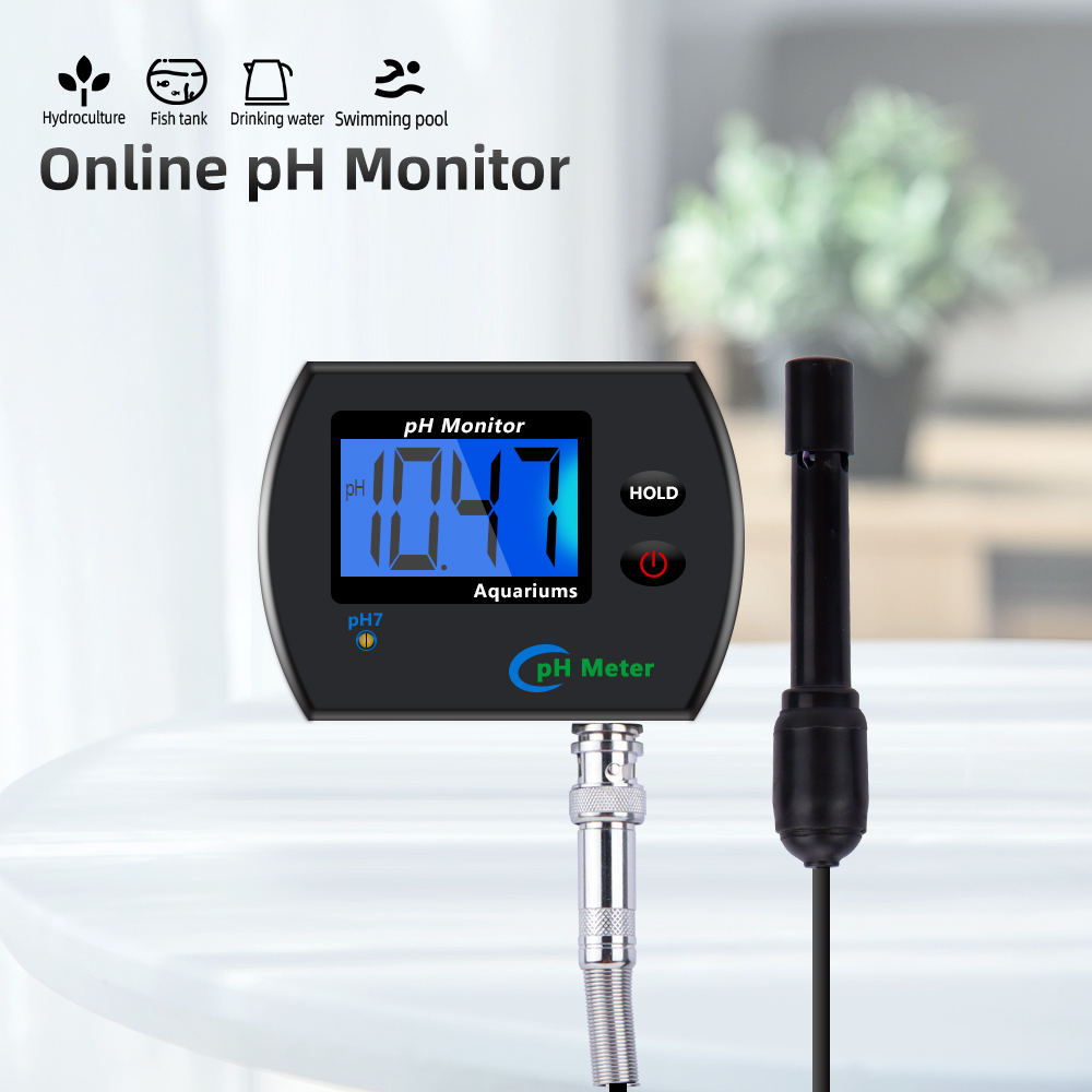 Marine Aquarium Test Kit - PH-meter voor aquarium Multi-parameter waterkwaliteitsmonitor Online