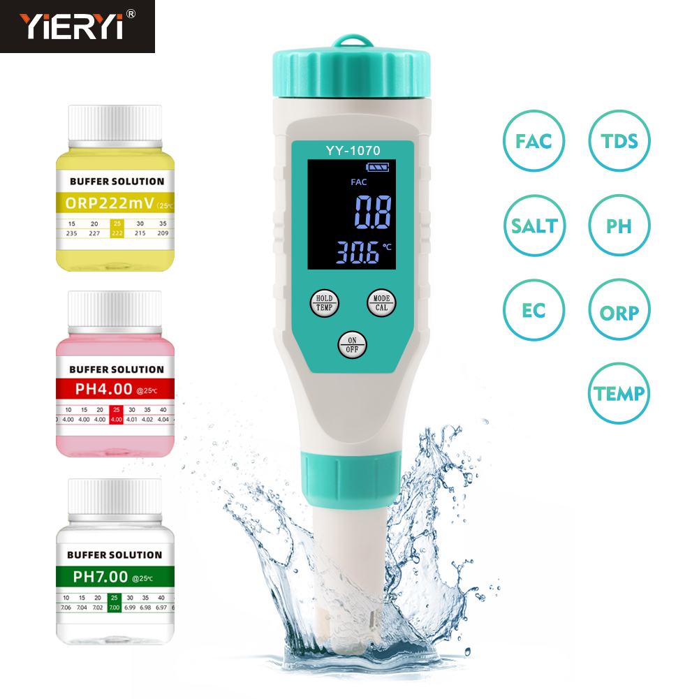 Digitale Ph/Chloor/Orp/Ec/Tds/ - Marine Aquarium Water Testing recensie en prijs