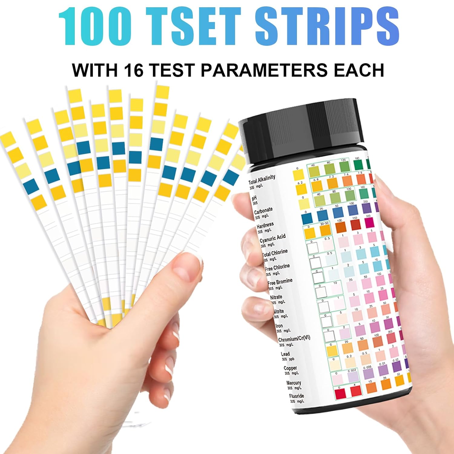 16-in-1 Water Teststrips, 100  - Marine Aquarium Water Testing recensie en prijs