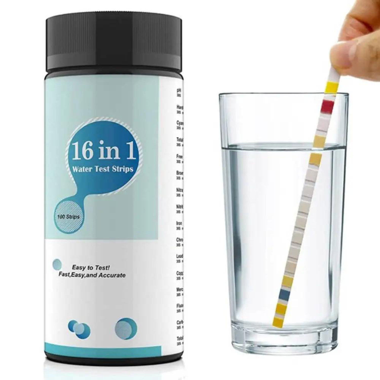 16-in-1 Water Teststrips, 100  - Marine Aquarium Water Testing recensie en prijs