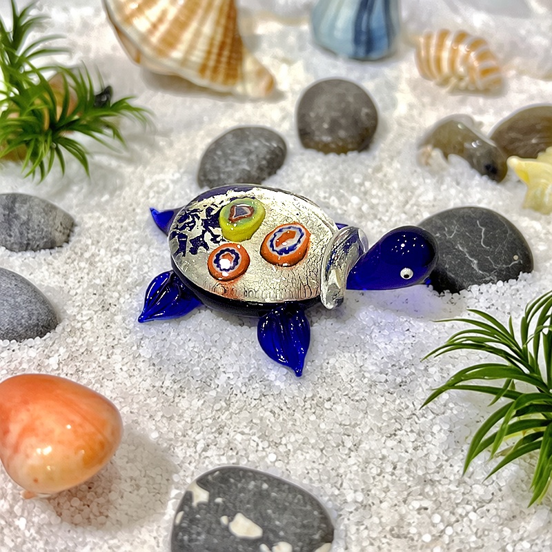 Handgemaakt mini glazen schild - Marine Aquarium Europe recensie en prijs